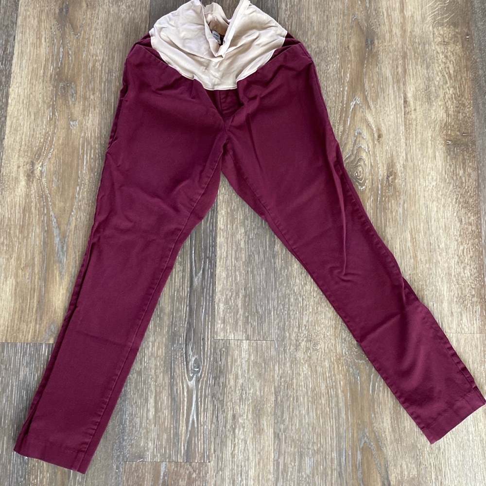 Maternity full-panel pixie ankle pant